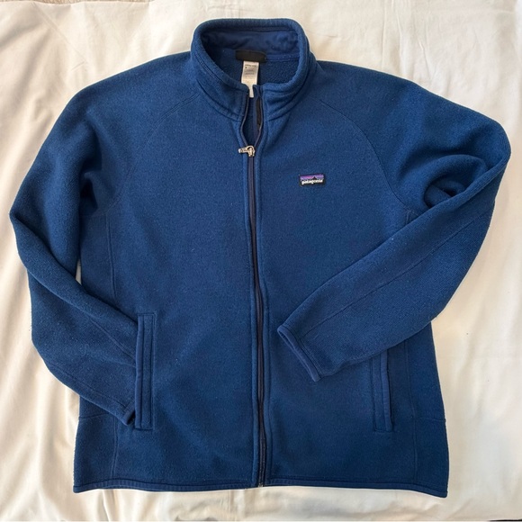 Patagonia Men’s Blue Zip Up Sweater, Large, Great condition - Picture 2 of 7